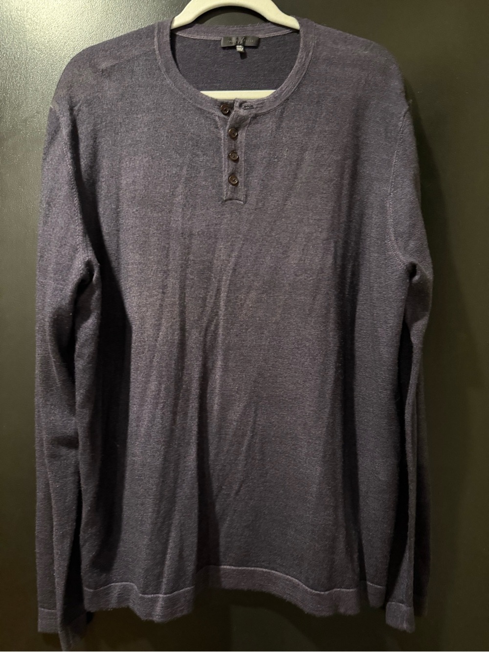 Zachary Prell Men's Wool Cashmere Blend Henley